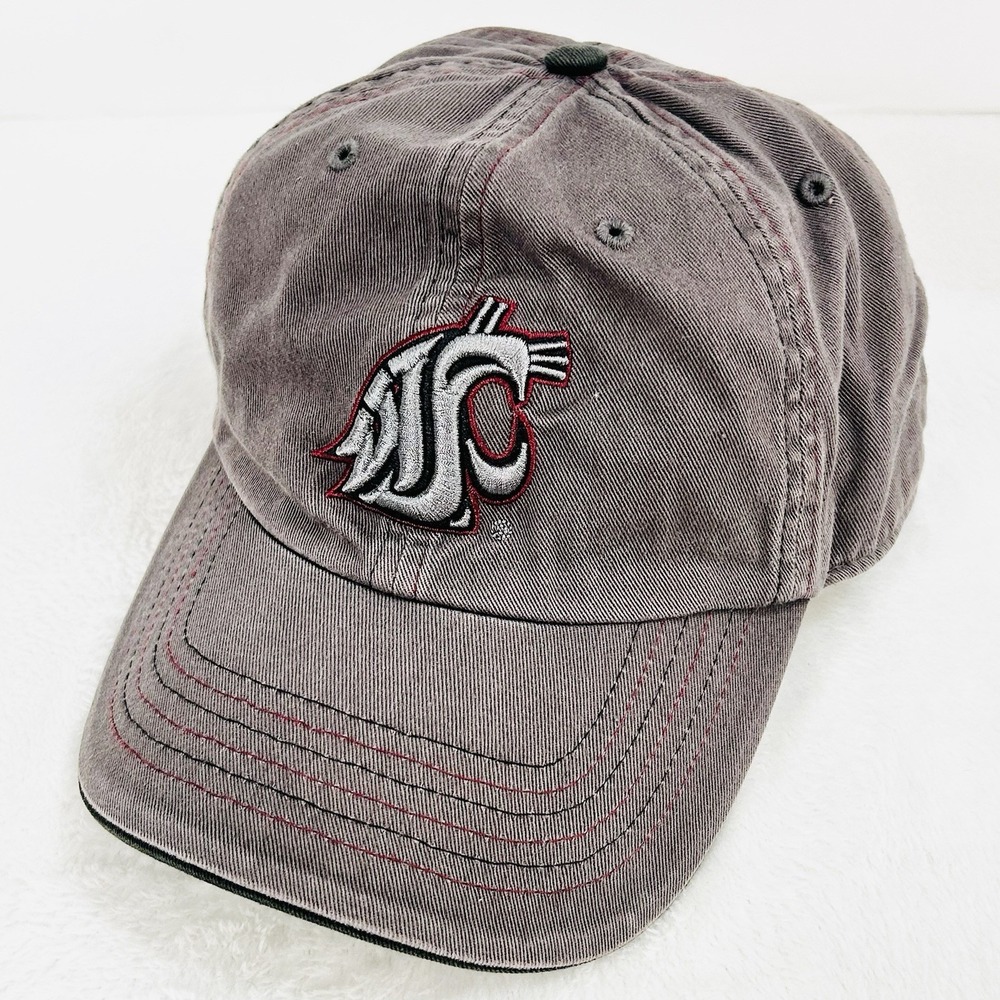 Washington State Cougars NCAA Team Logo Hat Cap Adjustable Strapback College